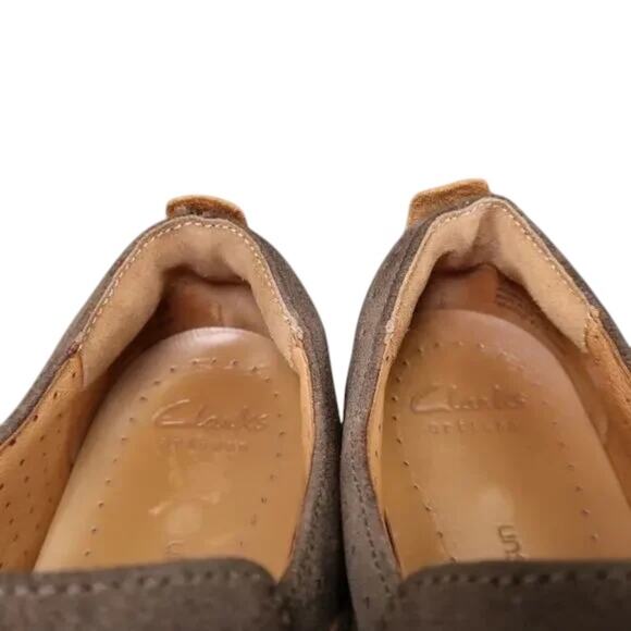 Clarks Shoes Womens 9 Slip On Casual Oxford Leather Comfort Unstructured Artisan - Picture 14 of 15